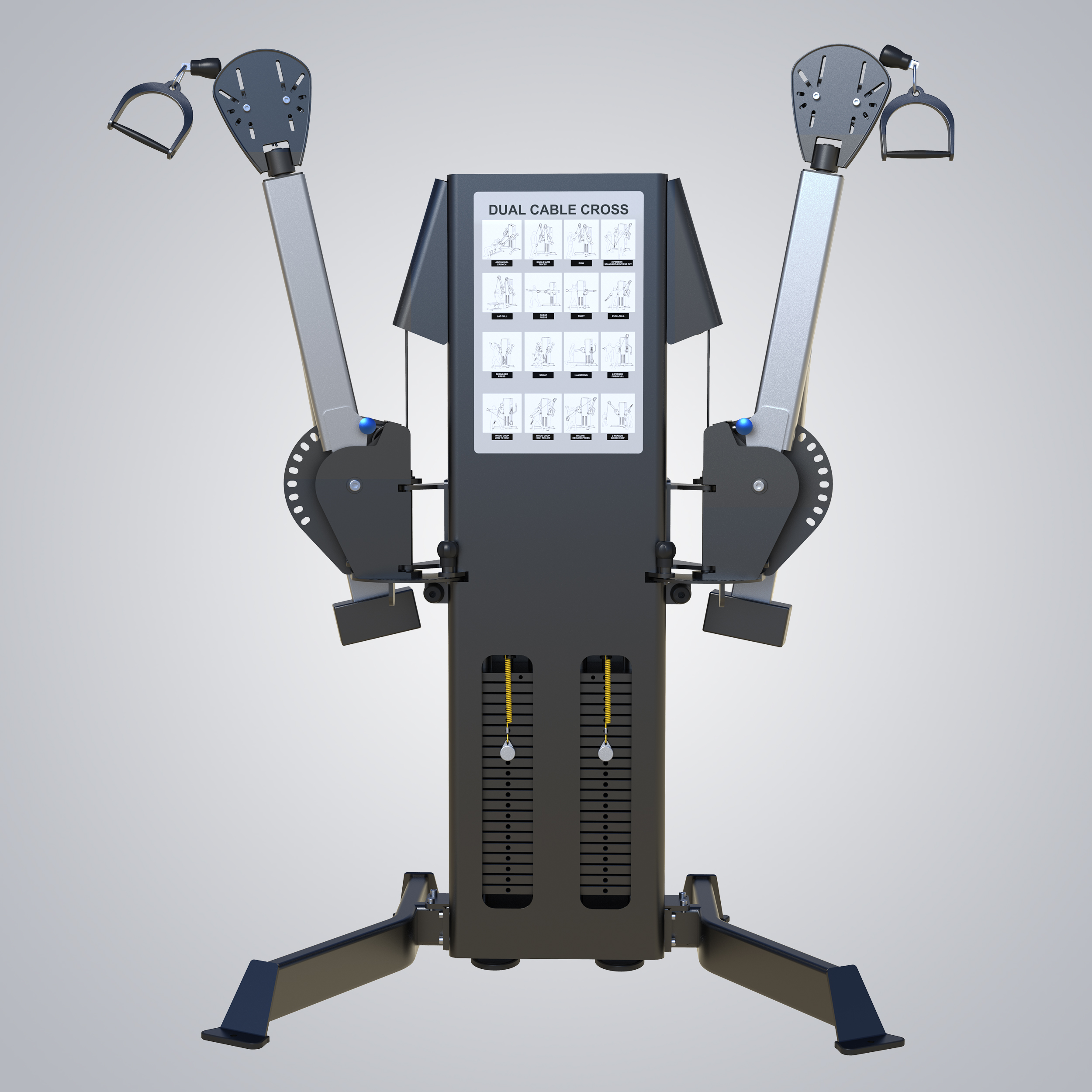 Dual Cable Cross D605